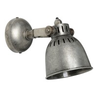 Làmpada de paret grisa